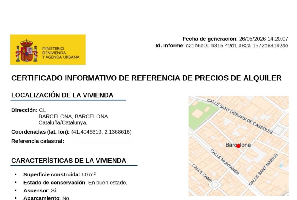 L'índex de referència del lloguer a Catalunya