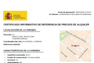 L'índex de referència del lloguer a Catalunya